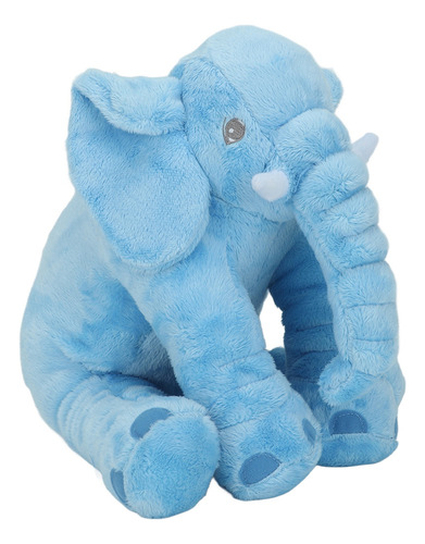 Cojín De Peluche Con Diseño De Elefante Azul