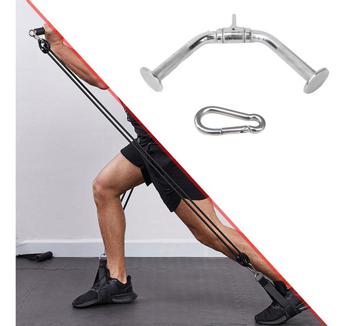 Tricep Press Barra Down Ejercicio De Ejercicio La Barra En