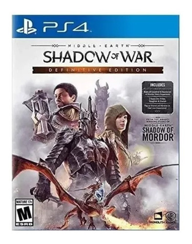 Shadow Of War Definitive Edition Ps4 Físico