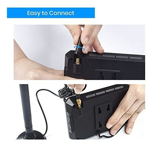 Antena Extension Hd Base Magnetica Soporte 11.5 Pie 66