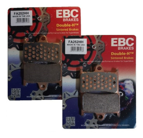 2 Kits Pastilha De Freio Ebc Fa252hh Mt 07 C/s Abs 2020