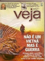 Revista Veja Abril 2003, Não E Um Vietnã Mas E Guerra