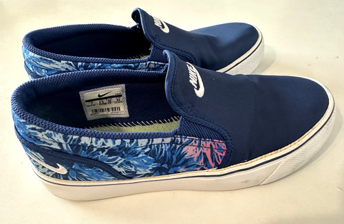Zapatillas Panchas Mujer Nike Original Azul (Usado)