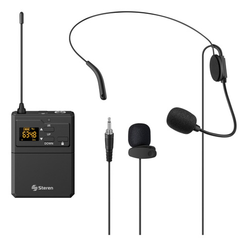 Micrófono Inalámbrico Uhf De Solapa O Nuca Para Mic-8020 Y M