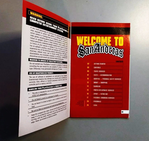 Gta Grand Theft Auto: San Andreas Estuche Y Manual Premium