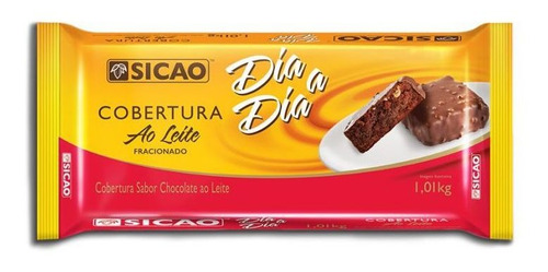 Cobertura Fracionada Chocolate  Ao Leite Dia A Dia 1,01kg