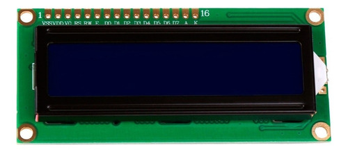 Display Lcd 16x2, Pantalla Alfanumerica Fondo Azul - Arduino