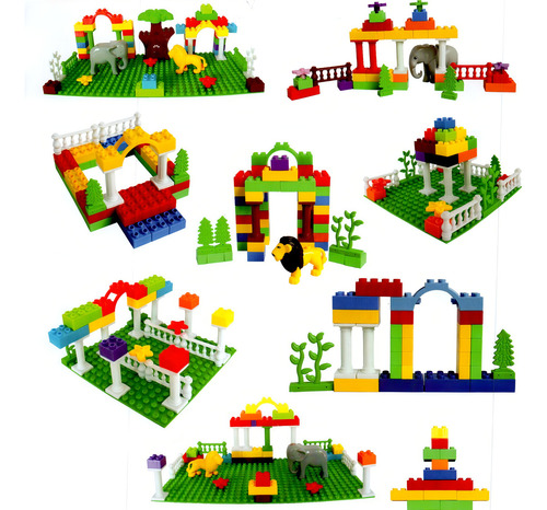 Roma City Building Blocks Base Para Construir Ciudad Tc8014 Cantidad De Piezas 1