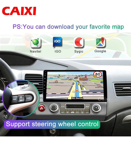 Auto Estereo De Pantalla Android Para Honda Civic Wifi Gps