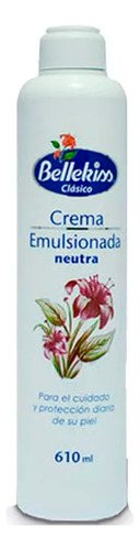 Crema Emulsionada Neutra 610ml Bellekiss Clasico