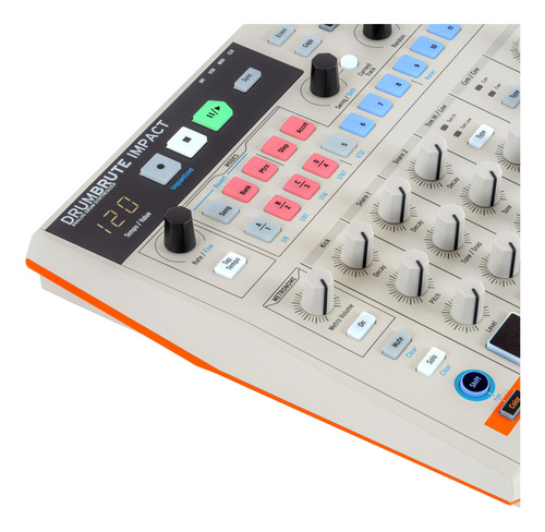 Caja De Ritmos Analógica Arturia Drumbrute Impact 1984 White
