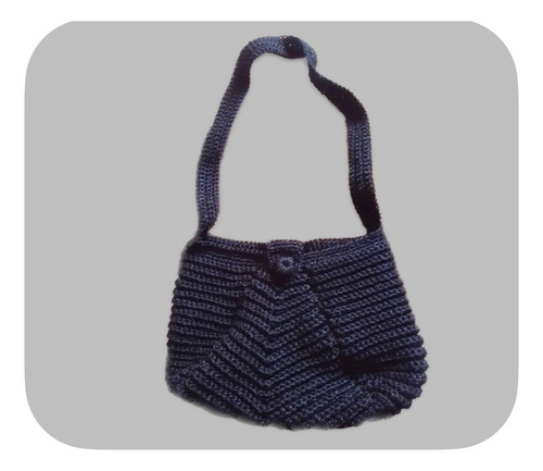 Carteras Crochet- Forro Impearmeable- Bolsillo-cierre.