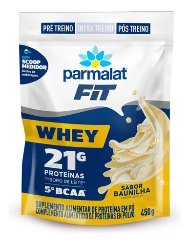 Whey Protein Parmalat 450g Baunilha