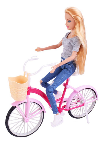 Muñeca Paloma Y Su Bicicleta El Duende Azul 7576