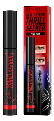 Rimmel  Máscara De Pestañas Thrill Seeker Pitch Black