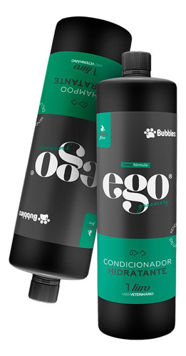 Kit Shampoo + Condicionador Hidratante Pet Bubbles 1000ml