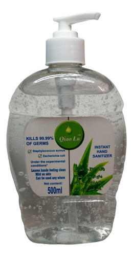 Alcohol Gel 500 Ml Con Aloe Vera Y Vitamina E Desinfección