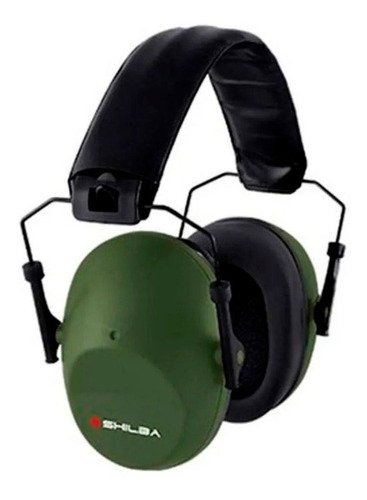 Protector Auditivo Shilba Sh 023 Db Deportivo Caza Ajustable Color Verde