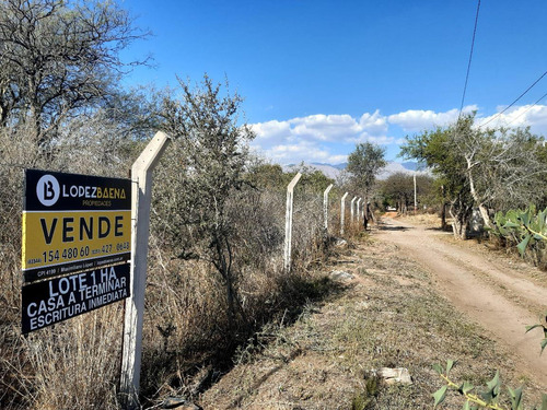 Casa A Terminar En Venta En Las Tapias, Escritura!! Con Una Hectarea. Traslasierras.