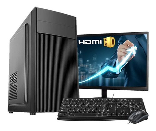 Computador Completo Intel Core I3 8gb Ssd 120gb Monitor Hdmi