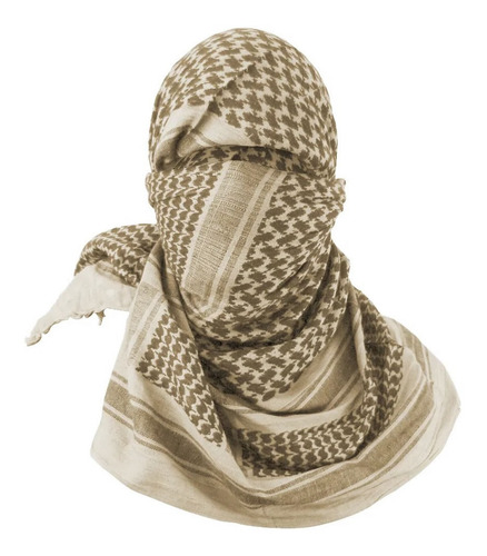 Imagem 2 de 4 de Lenço Tático E Militar Shemagh Ntk Tático Tan Coyote Caqui
