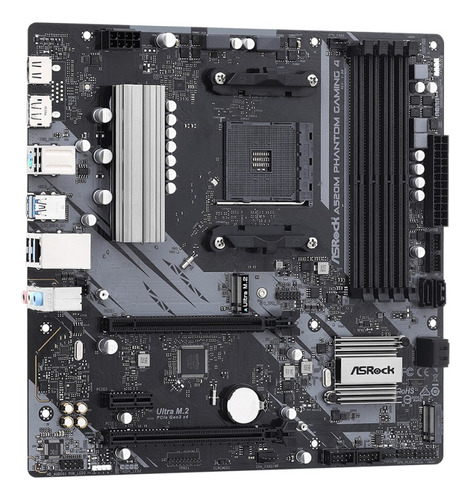 Placa Madre Asrock A520m Phantom Gaming 4, Am4, Ddr4 - Matx