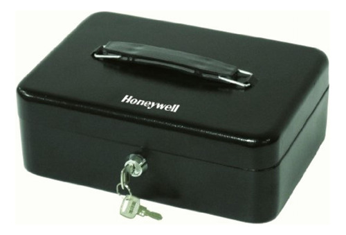 Honeywell Safes & Door Locks 6112 Cash Box Key Lock Black