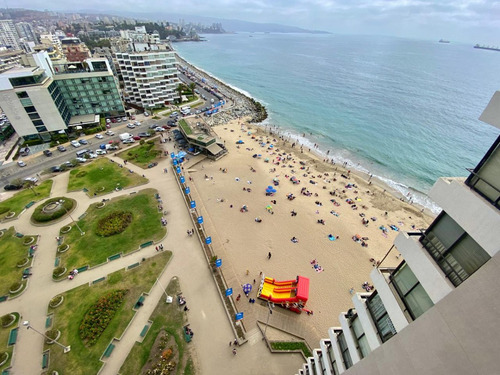 Excelente Depto En Viña En Playa Acapulco, Vista Insuperable