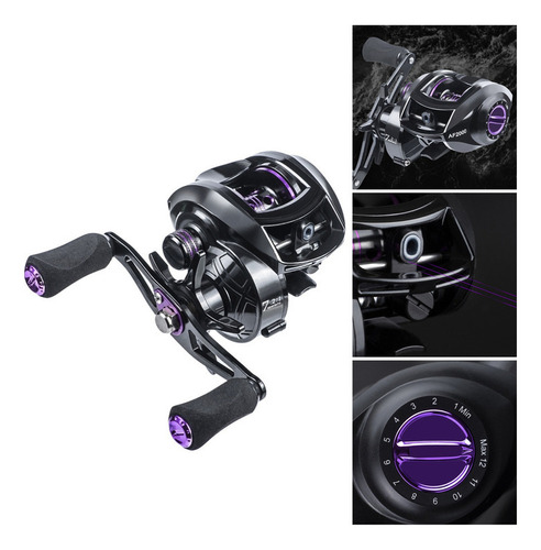 2024 Carrete Baitcasting 7.2: 1 Carrete De Pesca Baitcaster