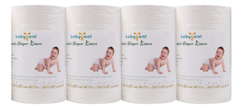 Babygoal Panales De Tela Para Bebe, Paquete De 4, Rayon De B
