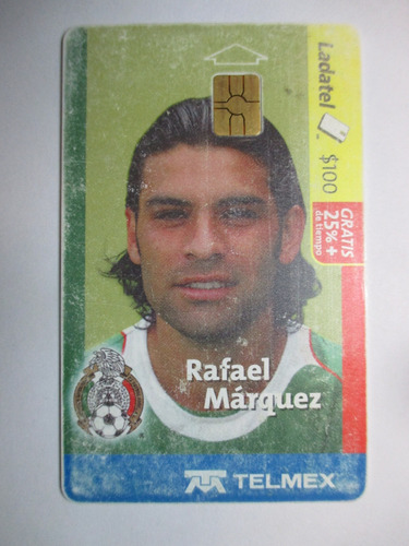 1 Tarjeta Rafael Márquez ¡! Selección México Mexicana Fútbol