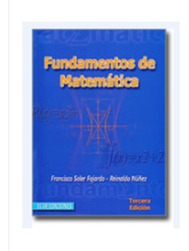 Fundamentos De Matemática 3 Ed. ( Solo Nuevo/ Original)