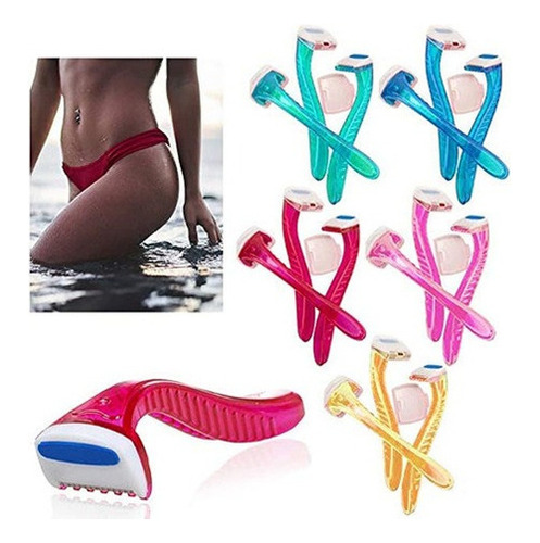 6 Pack Bikini Para Mujer Linea Maquinillas De Afeitar Afeit