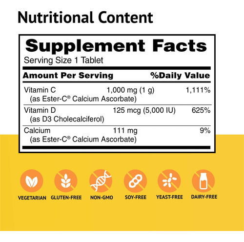 American Health Esterc Con Complejo Inmunitario Seo D3, Tabl