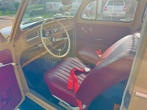 Volkswagen Fusca 67 Bege Impecável Todo Restaurado Original