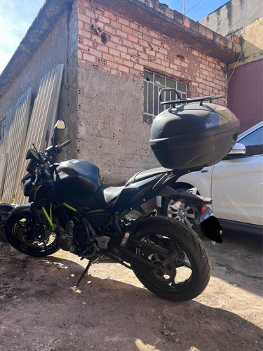 Kawasa Z 650 - Preta Com Verde.