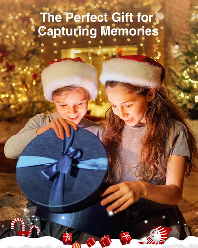 Digital Camera Yaxtifiu 44mp Fhd 1080p For Kids W/ 32gb Pink