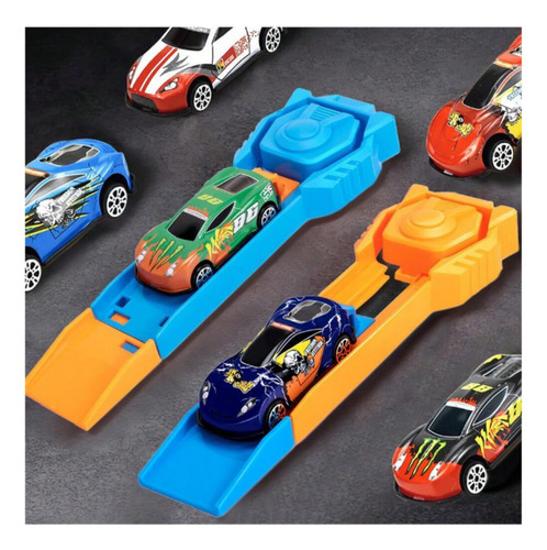 Lanzador De Juguete Con 2 Carros Set