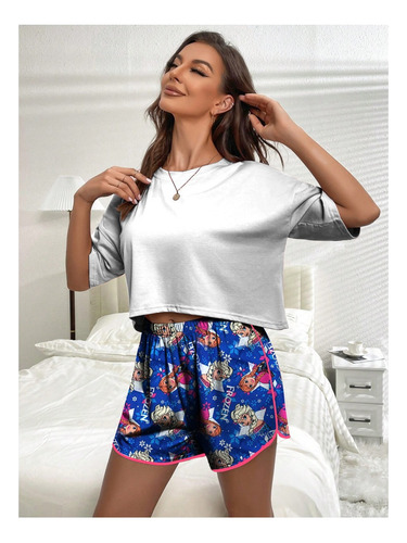 Short Ultra Cómodo Y Fresco Ropa De Casa