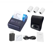 Comprar Impresora Térmica De Tickets Bluetooth 58mm Con Funda 3rolls