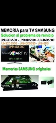 Memoria Nan Flashsamsung Solución Al Reinicio En Tv Samsung 