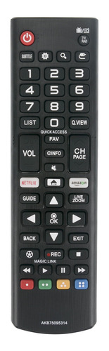 Control Para Tv LG Universal Smart + Funda + Pilas 