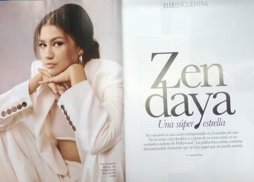 Revista Elle Argentina Enero 2024 Zendaya