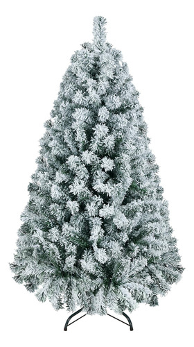 Árbol De Navidad Yaheetech, Abeto Flojado En Nieve, 1,4 M, C