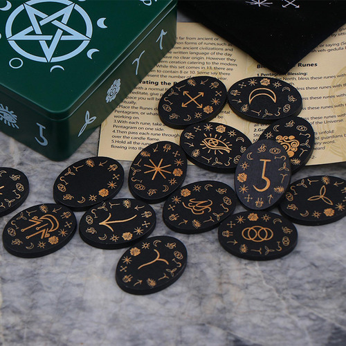 Kit De Runas De Brujas Juego De Runas De Madera Juego De Run