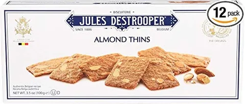 comprar Jules Destrooper Almendra Thins, Belgas Almendra, Galletas D