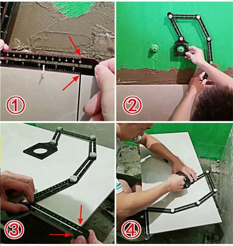 Enhanced Multi-angle Ruler Angle Adjustment Ring