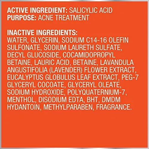 Bioré Blemish Ice Cleanser, Ácido Salicílico, Limpia Y Ayuda