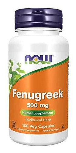 Now Supplements, Fenogreco (trigonella Foenum-graecum) 500 M