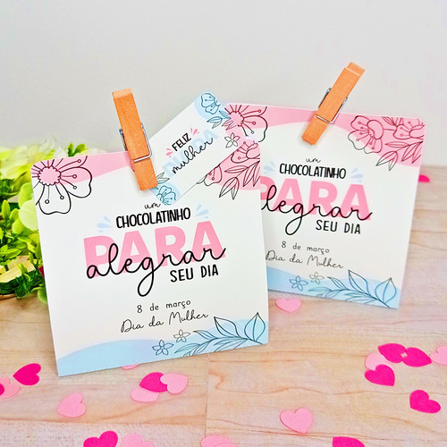 15 Unid Porta Bombom Dia Da Mulher Lembrancinha